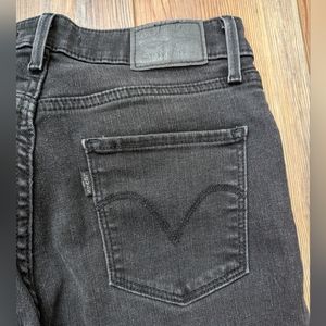 Levi's classic mid rise skinny - Black jeans sz. 6
